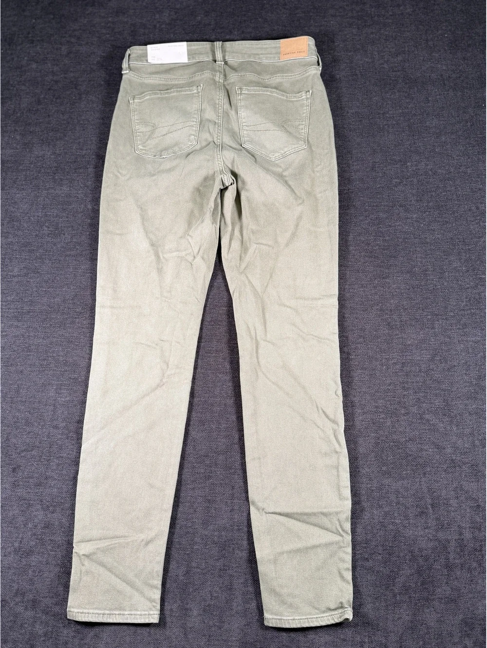 American Eagle Next Level Stretch Olive Green Jeans US 10 Regular